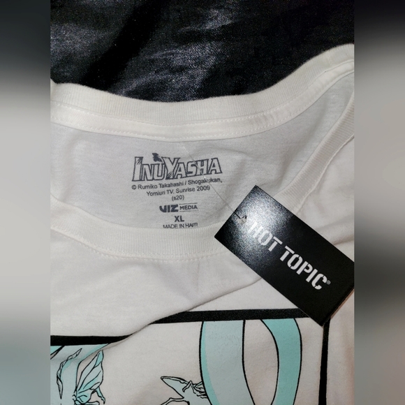NWT Hot Topic Kikyo from Inuyasha White T-shirt - Picture 2 of 2